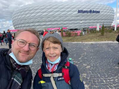 Zu Besuch beim FC Bayern in Mnchen